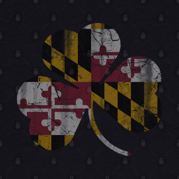 State Flag of Maryland Flag Shamrock by E